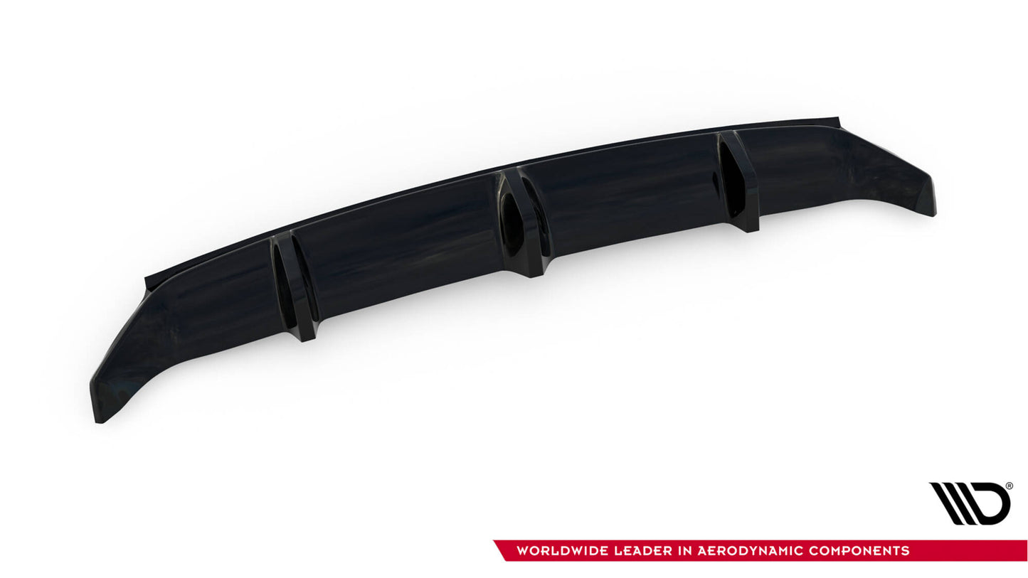 Diffusor Heck Ansatz für Lexus LC 500 schwarz Hochglanz