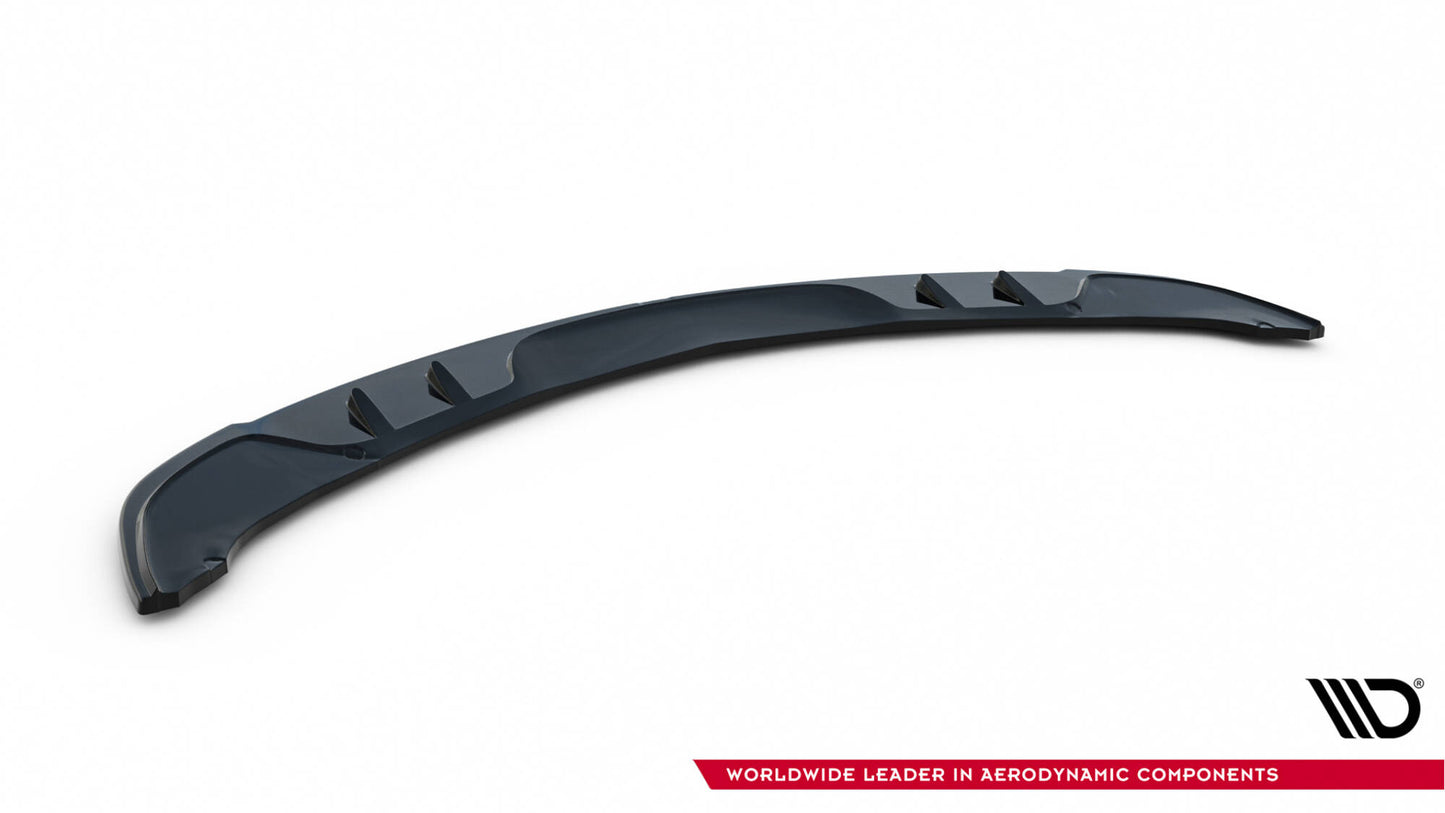 Front Ansatz V.1 für BMW 3er Limousine / Touring M-Paket E90 / E91 Facelift schwarz Hochglanz