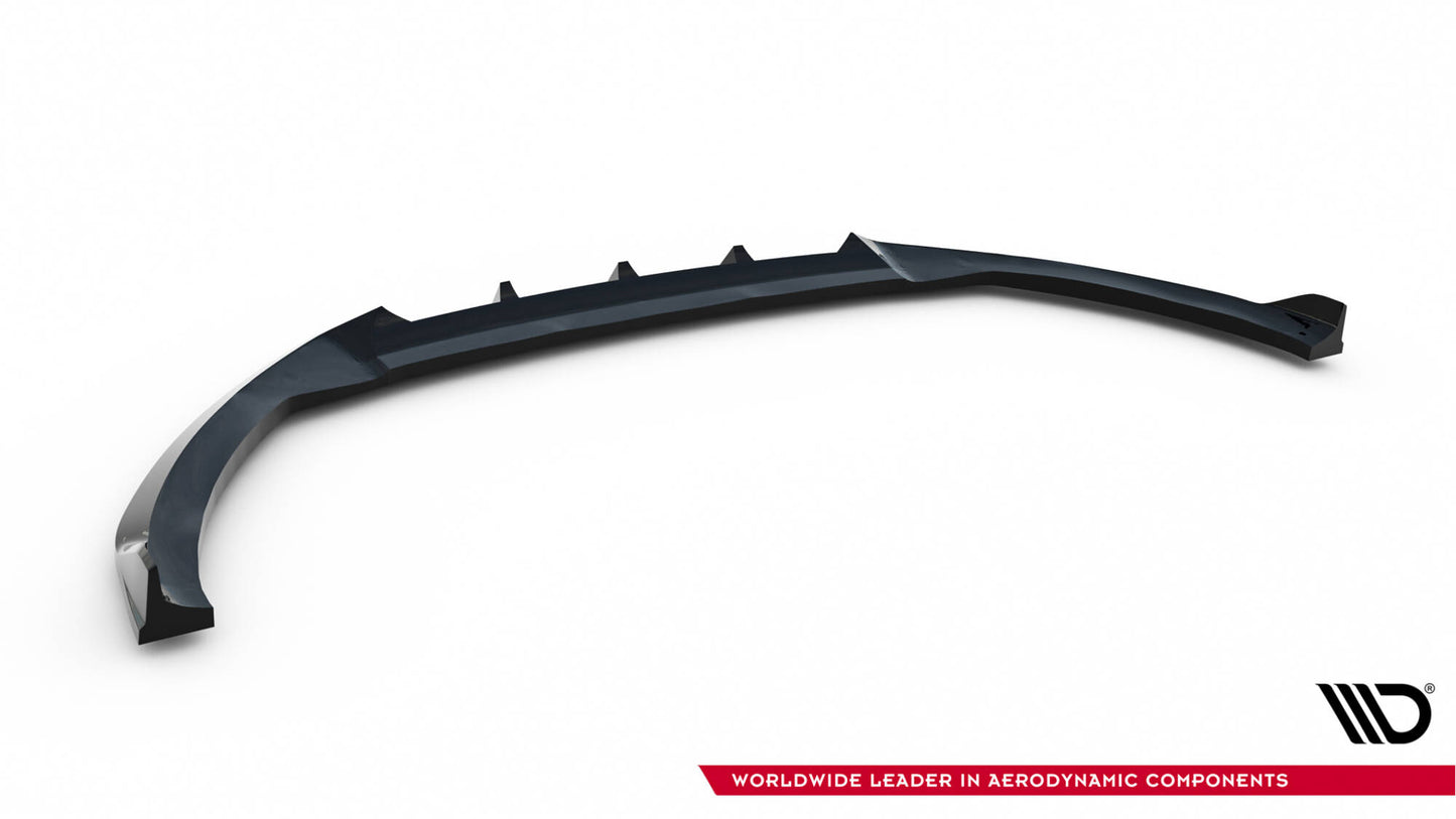 Front Ansatz V.6 für Ford Focus ST Mk3 Facelift schwarz Hochglanz