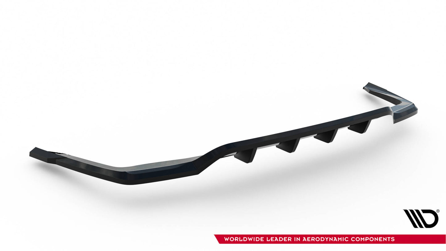 Mittlerer Cup Diffusor DTM Look Heck Ansatz für Lexus RX F-Sport Mk5 schwarz Hochglanz