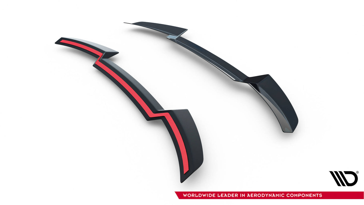Spoiler CAP V.2 für Audi RS6 C7 / C7 Facelift schwarz Hochglanz