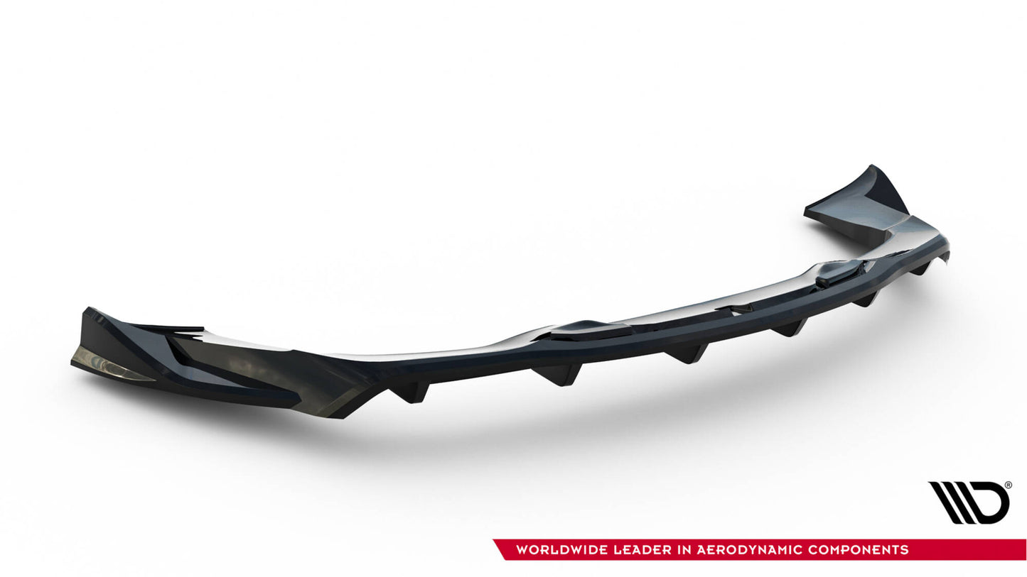 Mittlerer Cup Diffusor DTM Look Heck Ansatz für Mercedes-AMG GT C C190 Facelift schwarz Hochglanz