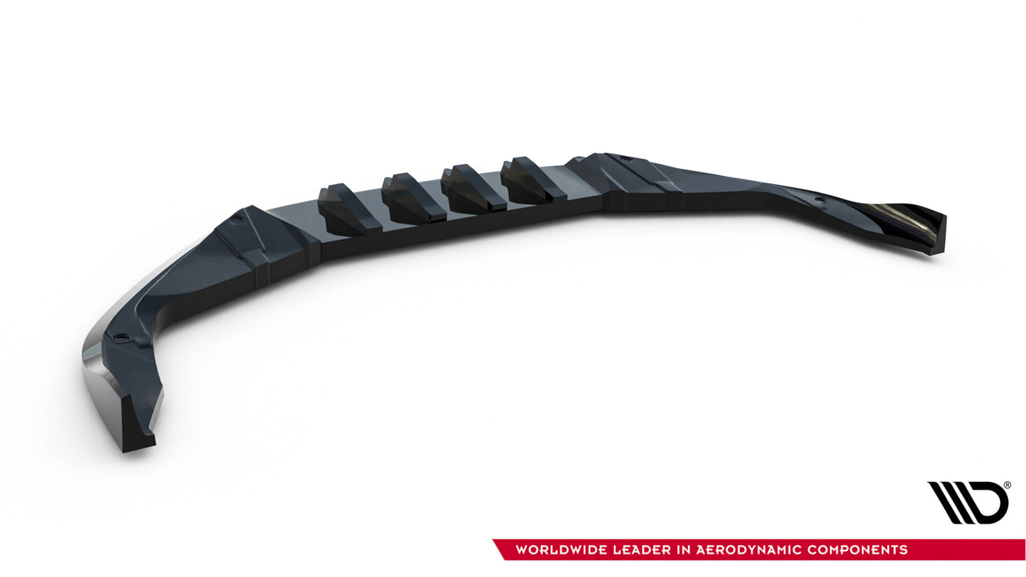 Front Ansatz für V.2 Porsche 718 Cayman GTS 982c schwarz Hochglanz