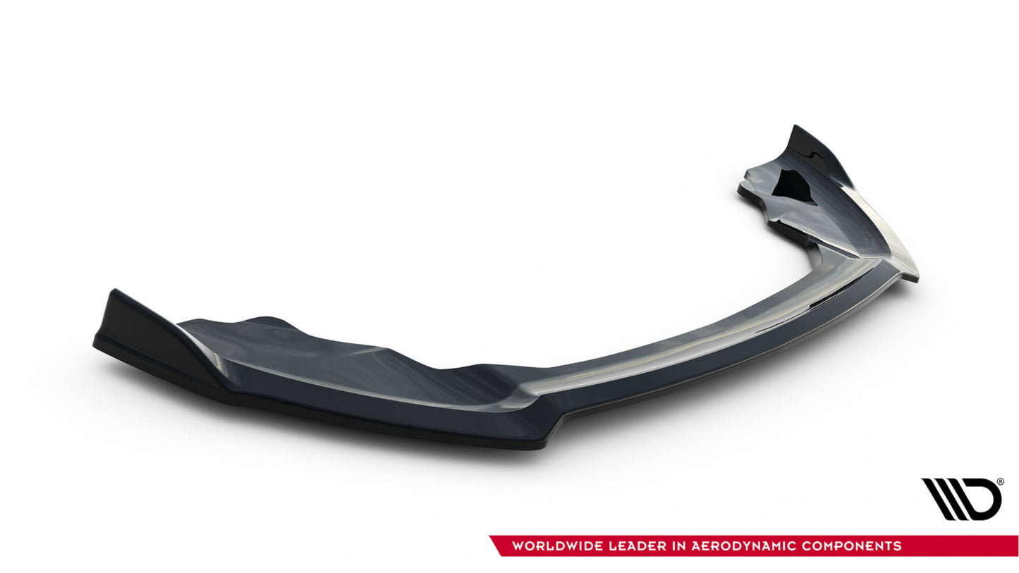Front Ansatz V.5 für Ford Fiesta ST Mk7 Facelift schwarz Hochglanz