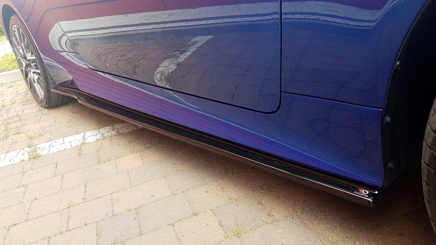 Seitenschweller Ansatz für Lexus Rc Carbon Look