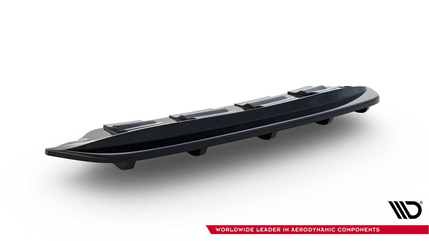 Mittlerer Cup Diffusor DTM Look Heck Ansatz für Lexus Rc Mk1 schwarz Hochglanz