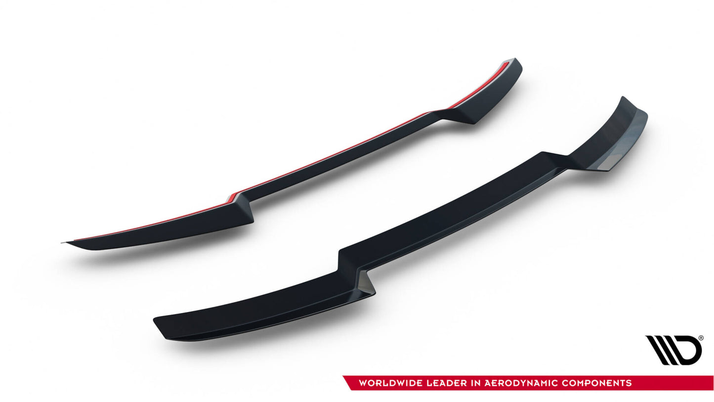 Spoiler CAP V.2 für Audi RS6 C7 / C7 Facelift schwarz Hochglanz