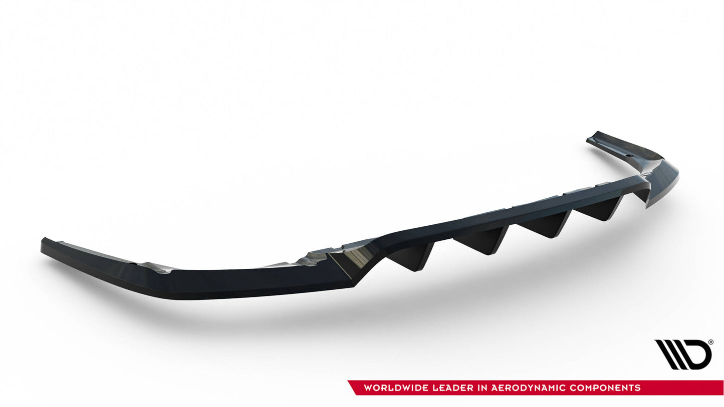 Mittlerer Cup Diffusor DTM Look Heck Ansatz für Maserati Levante GT Mk1 Facelift schwarz Hochglanz