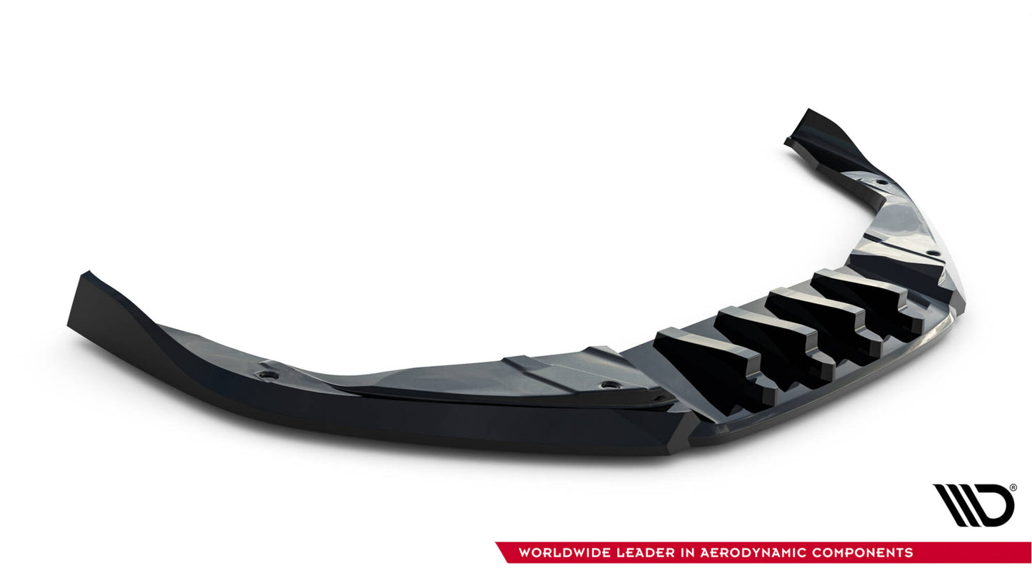 Front Ansatz für V.2 Porsche 718 Cayman GTS 982c schwarz Hochglanz