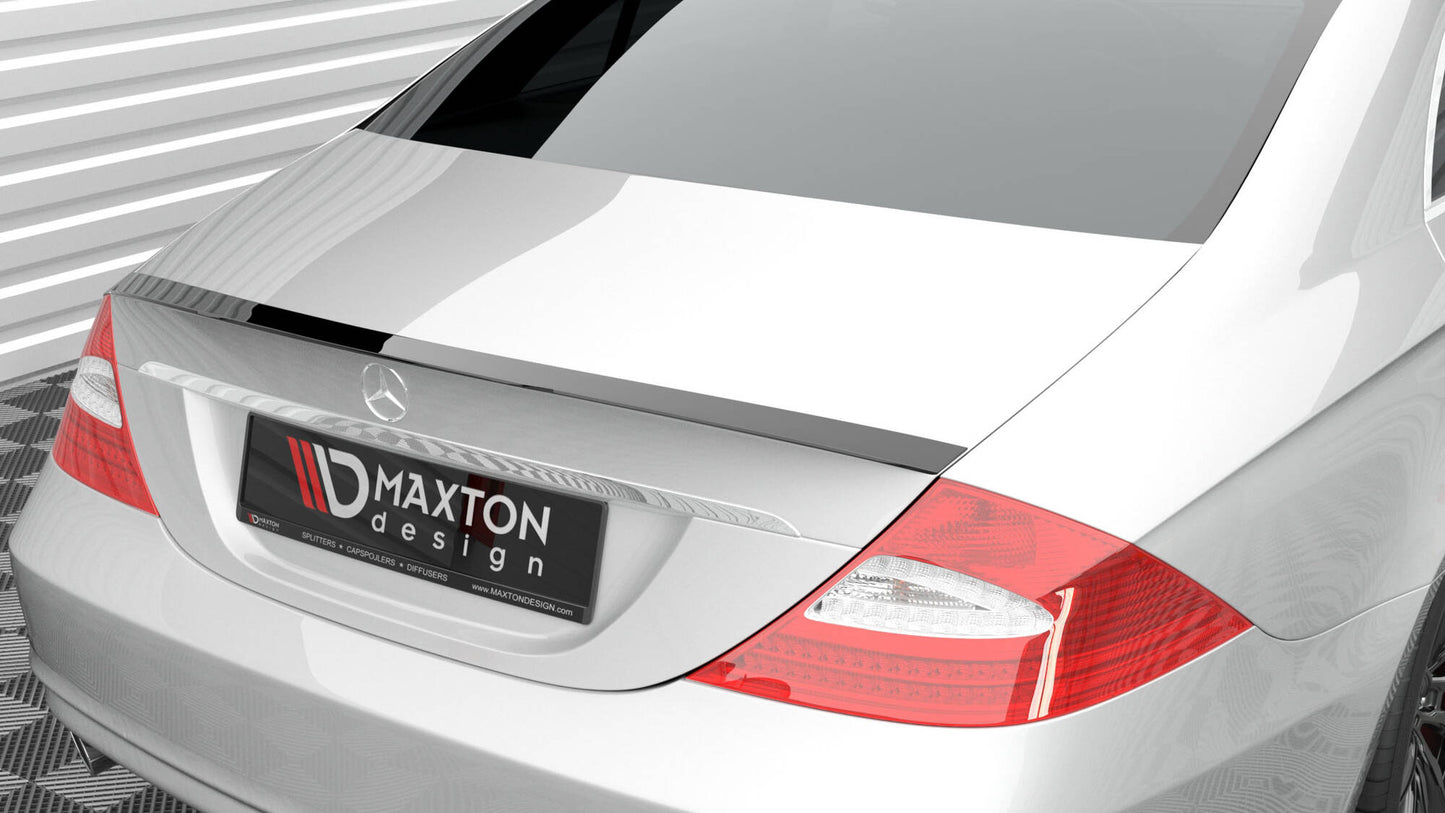 Spoiler CAP für Mercedes-Benz CLS C219 schwarz Hochglanz