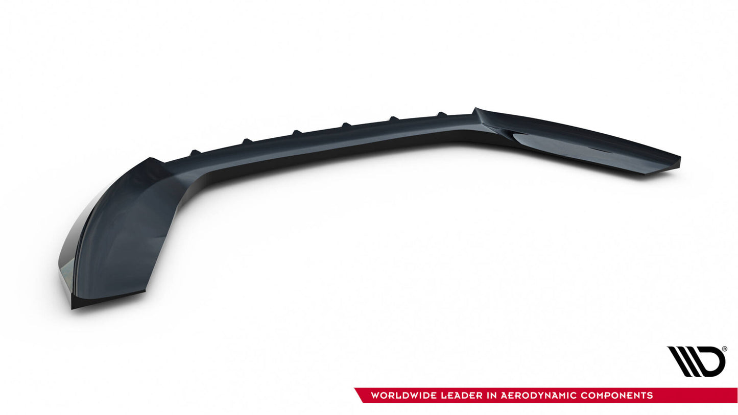 Front Ansatz V.6 für Ford Fiesta ST Mk7 Facelift schwarz Hochglanz