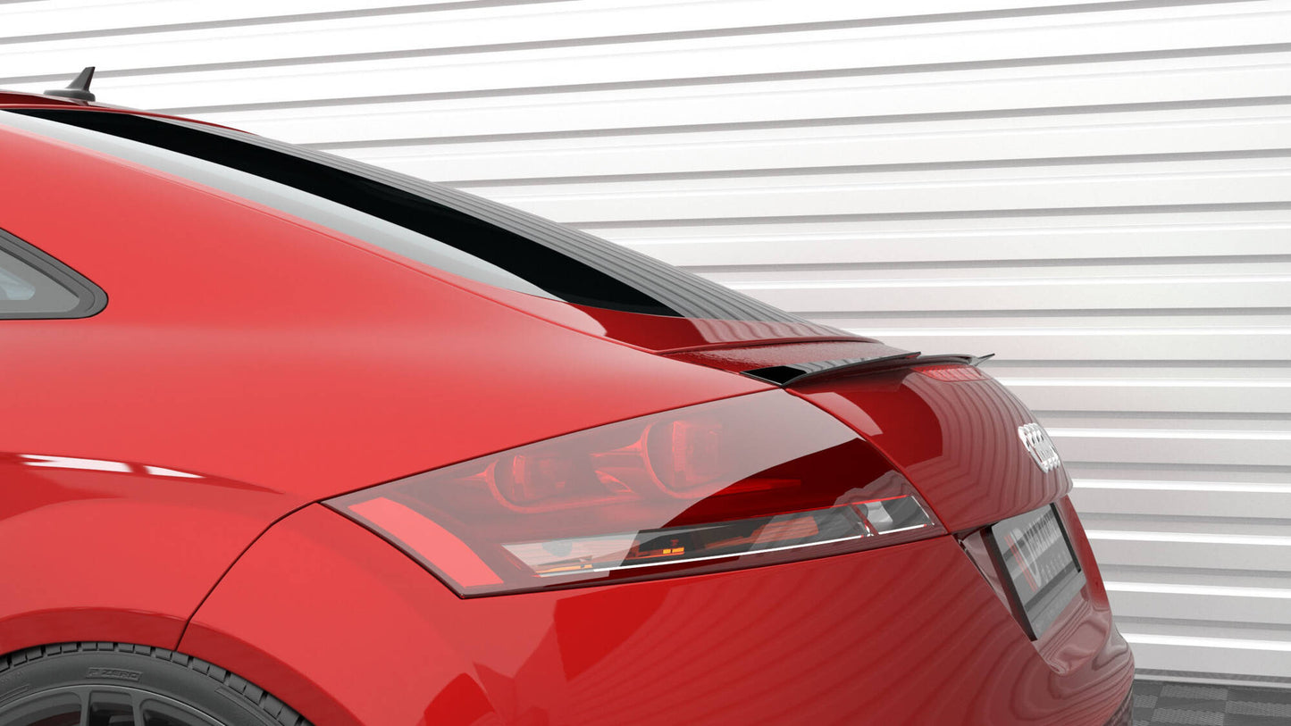 Spoiler CAP für Audi TT 8J schwarz Hochglanz