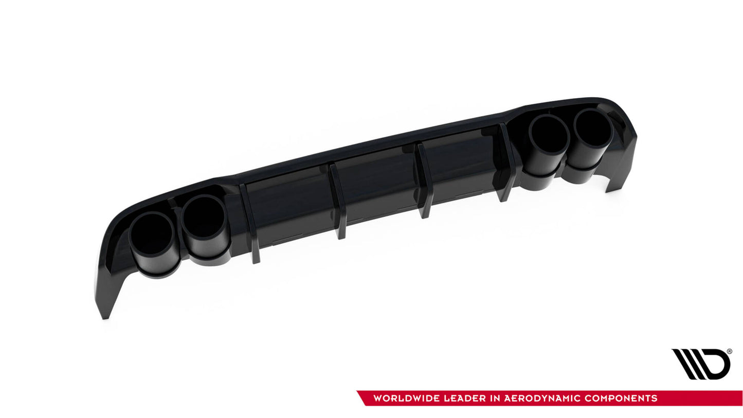 Diffusor Heck Ansatz + Endrohre für Seat Leon ST FR Mk4