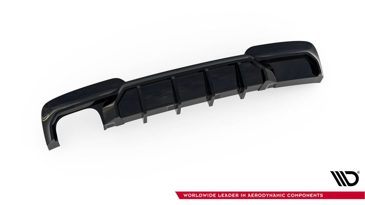 Diffusor Heck Ansatz V.2 für BMW 5er M-Paket F10 / F11 (Doppelauspuff li.)