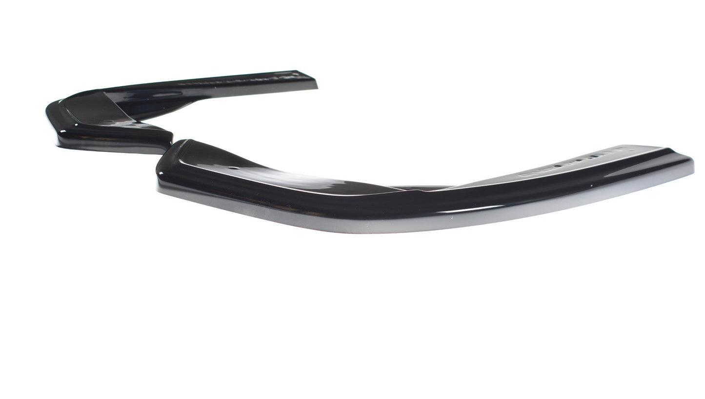 Heck Ansatz Flaps Diffusor für Mercedes-AMG C 43 Limousine W205 Facelift schwarz Hochglanz