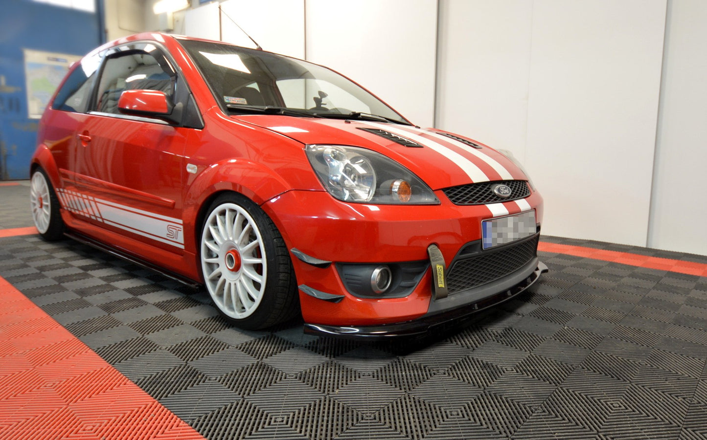 Stoßstangen Flaps Wings vorne Canards für Ford Fiesta ST Mk6