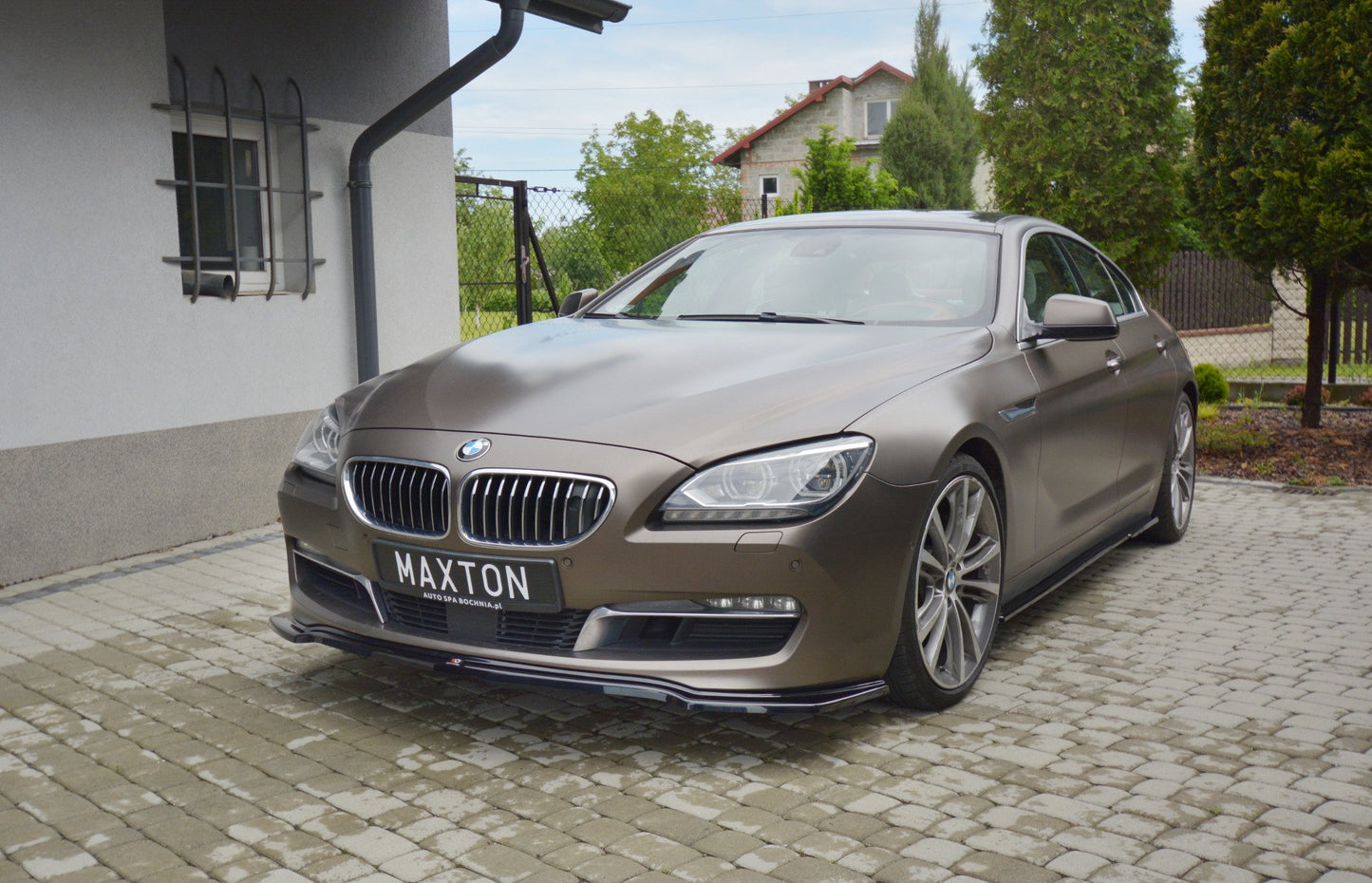 Front Ansatz für BMW 6er GRAN COUPÉ Carbon Look