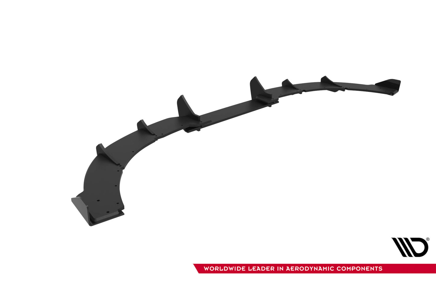 Street Pro Heckschürze + Flaps für Ford Focus ST Mk3 Facelift schwarz Hochglanz