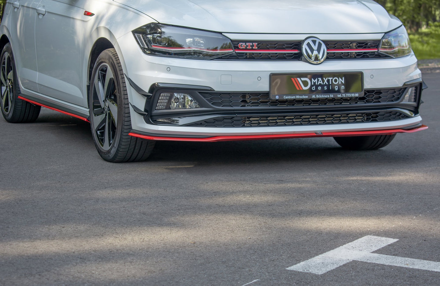 Front Ansatz V.2 für VW POLO MK6 GTI Carbon Look