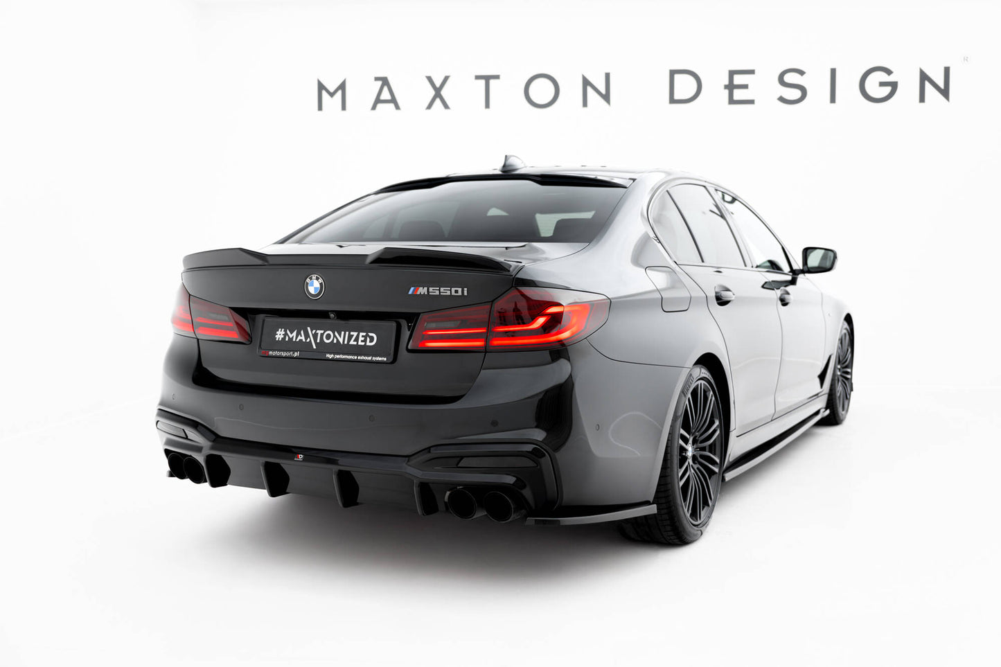 Diffusor Heck Ansatz für BMW M550i Limousine G30