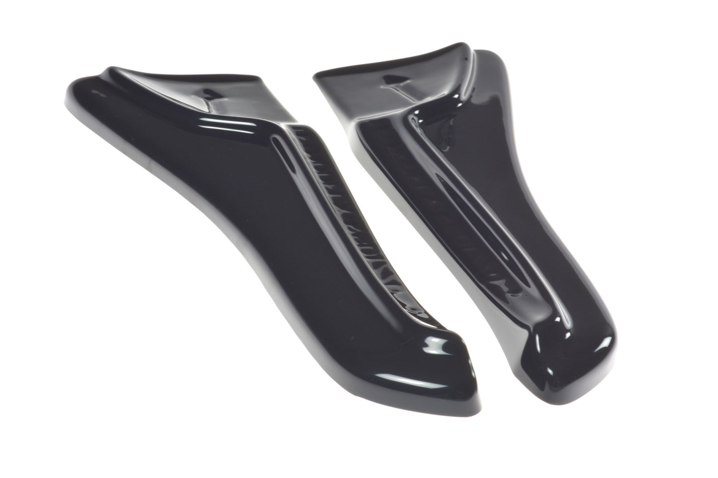 Heck Ansatz Flaps Diffusor V.1 für TESLA MODEL X schwarz Hochglanz