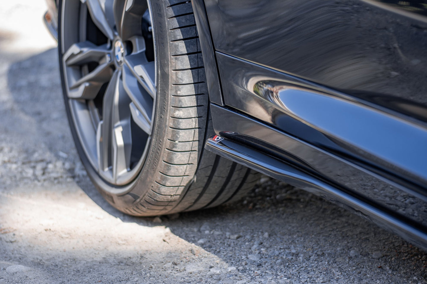 Seitenschweller Ansatz für BMW X4 M-Paket G02 schwarz Hochglanz