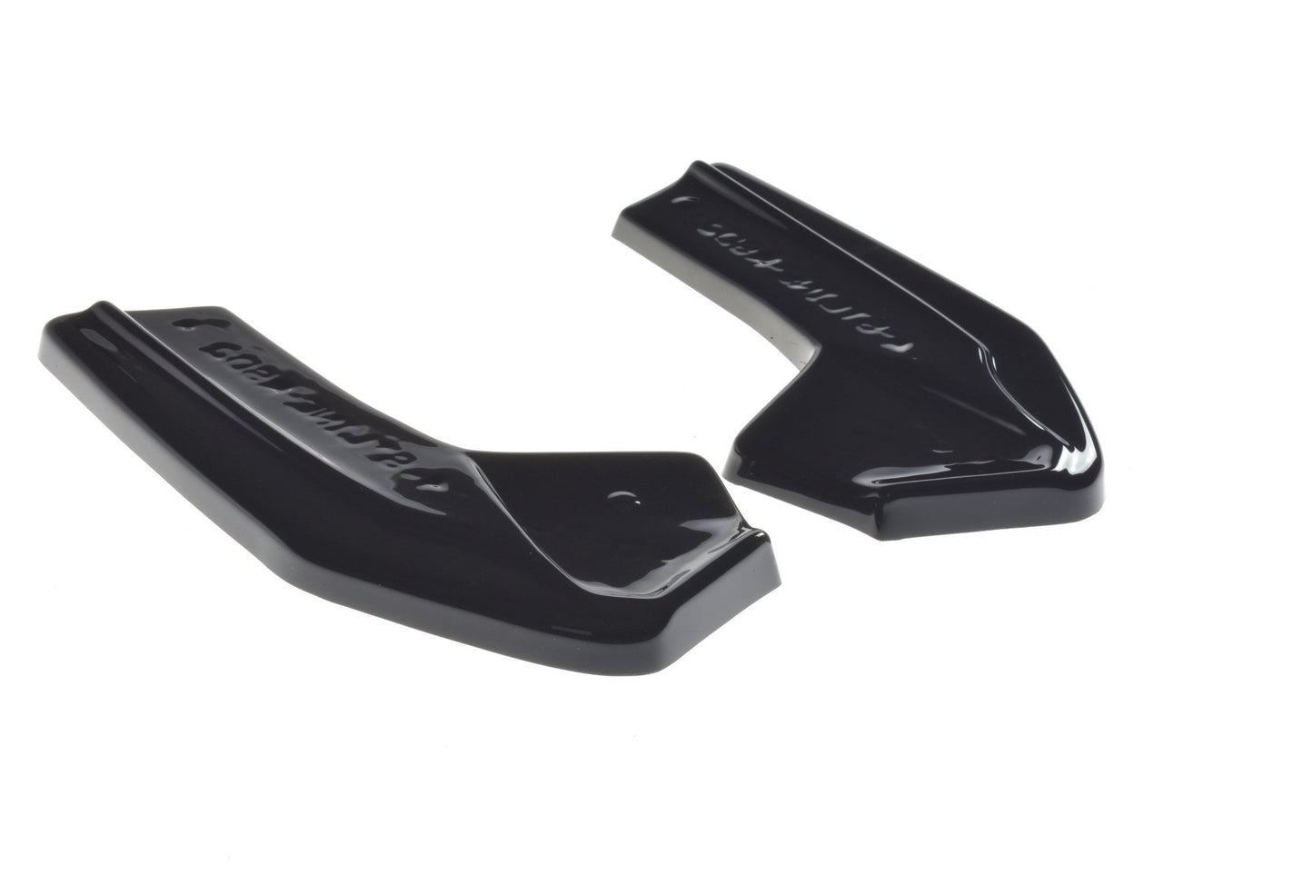 Heck Ansatz Flaps Diffusor V.2 für (Für heckansatz v.1) Ford Focus Hatchabck ST-Line schwarz Hochglanz