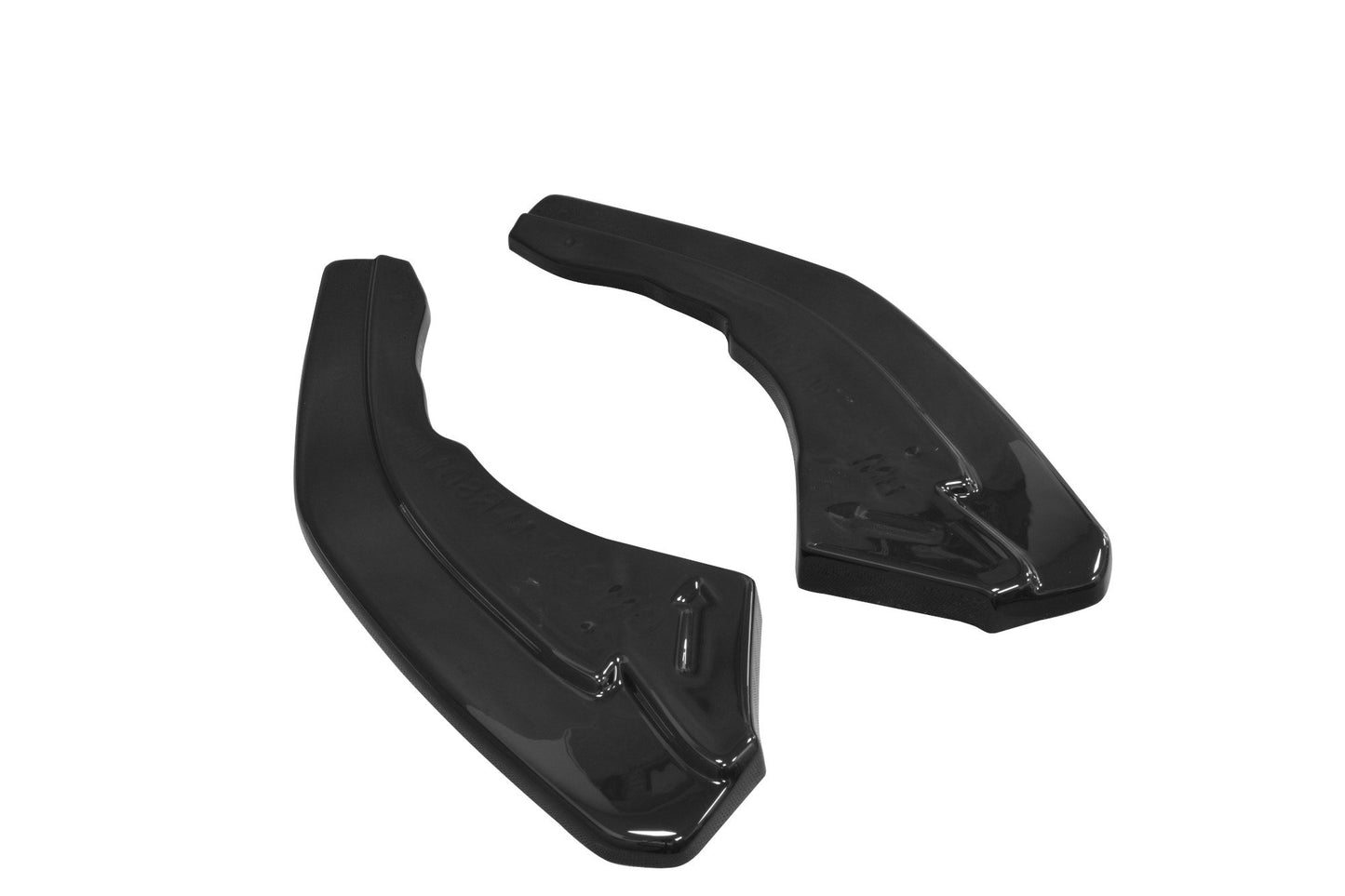 Heck Ansatz Flaps Diffusor für BMW M2 (F87) COUPÉ schwarz Hochglanz