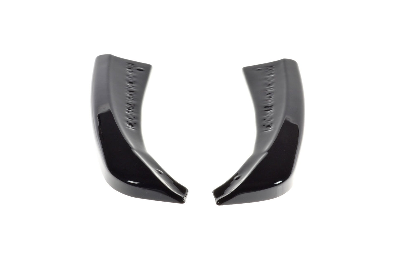 Heck Ansatz Flaps Diffusor für MERCEDES- BENZ C-KLASSE W205 COUPE AMG-LINE schwarz matt