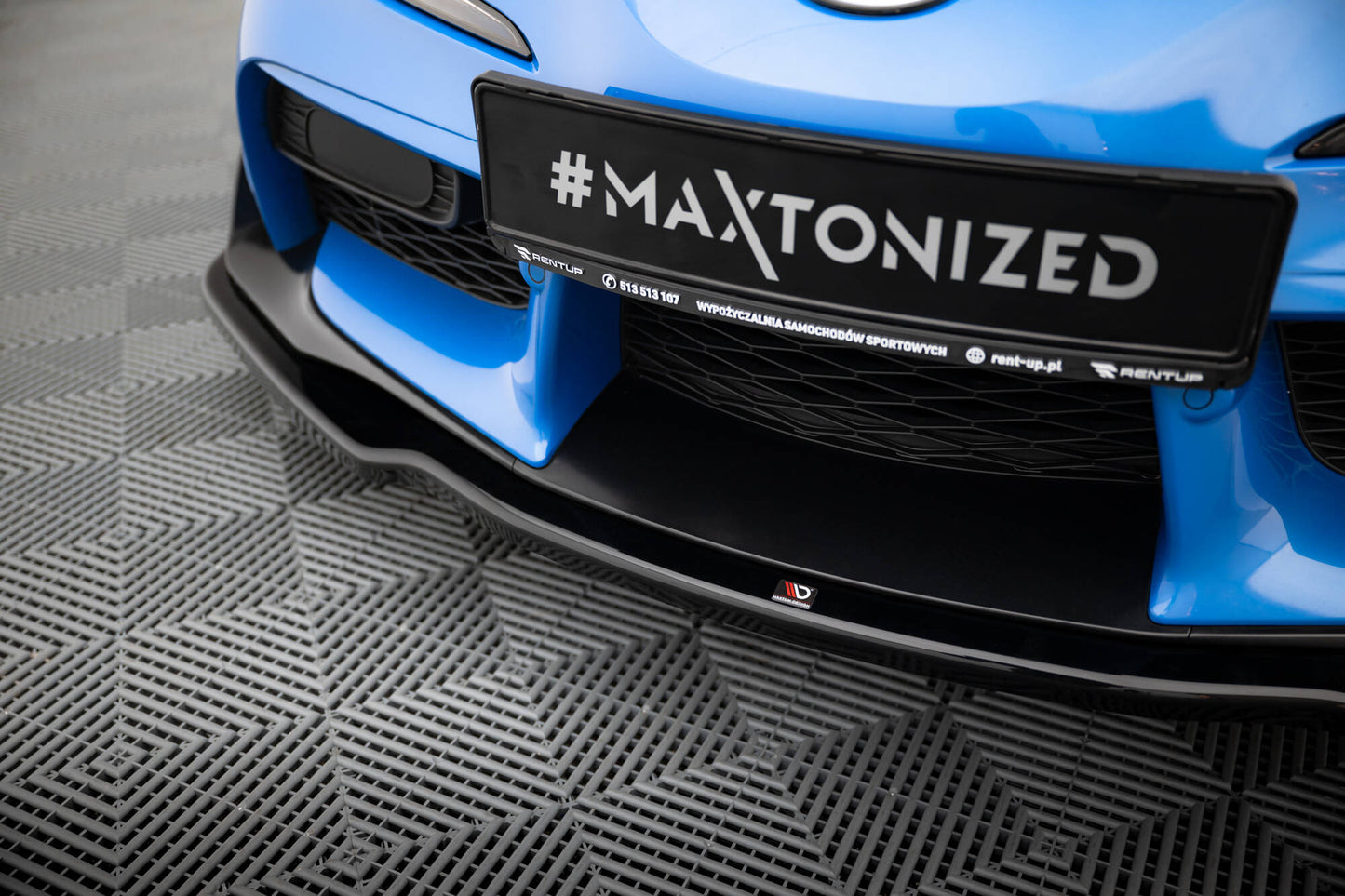 Front Ansatz V.2 für Toyota Supra Mk5 schwarz Hochglanz