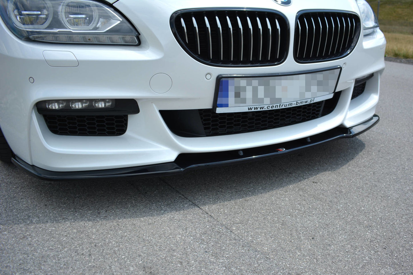 Front Ansatz für BMW 6er Gran Coupé M Paket schwarz Hochglanz