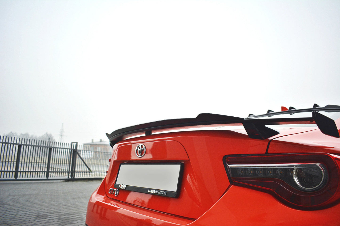 Spoiler CAP für Toyota GT86 Facelift / Subaru BRZ Mk1 Facelift schwarz Hochglanz