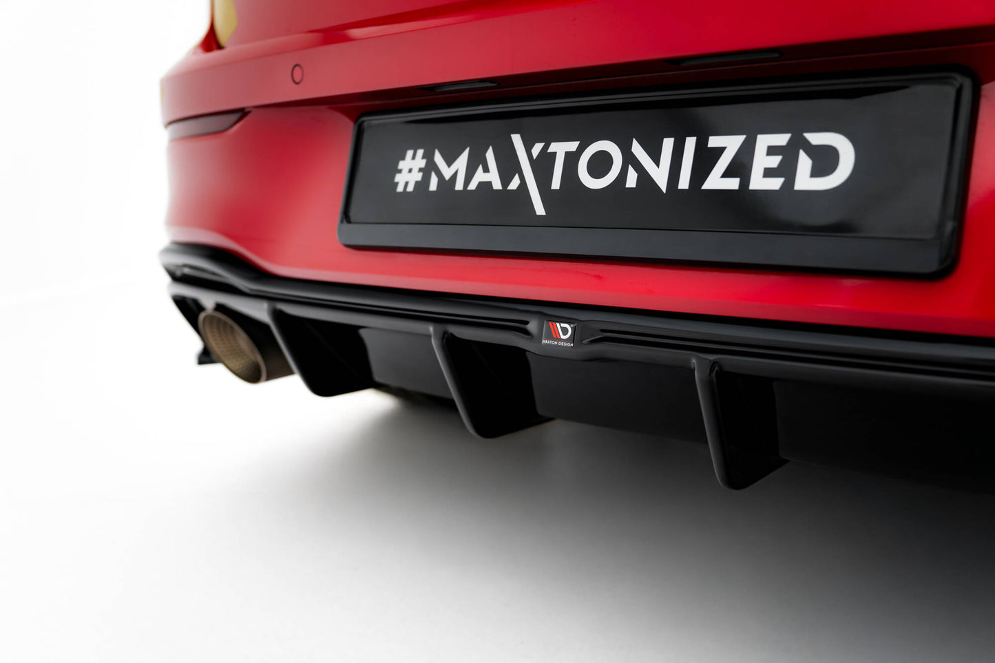 Diffusor Heck Ansatz für VW Golf GTI Clubsport Mk8 Facelift