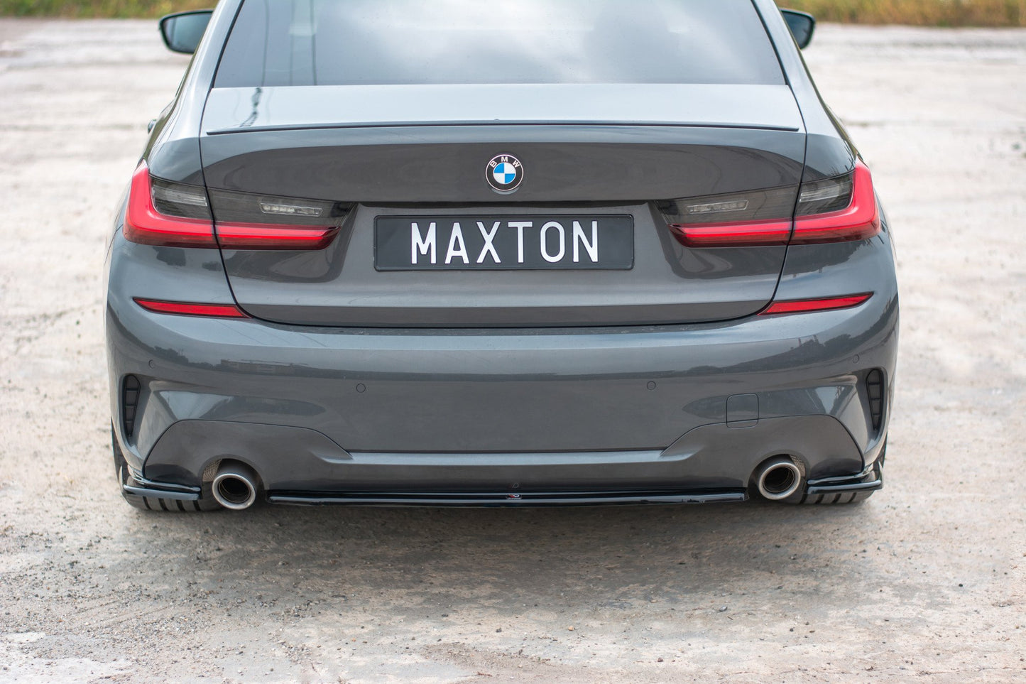 Heckansatz BMW 3er G20 M Paket schwarz Hochglanz