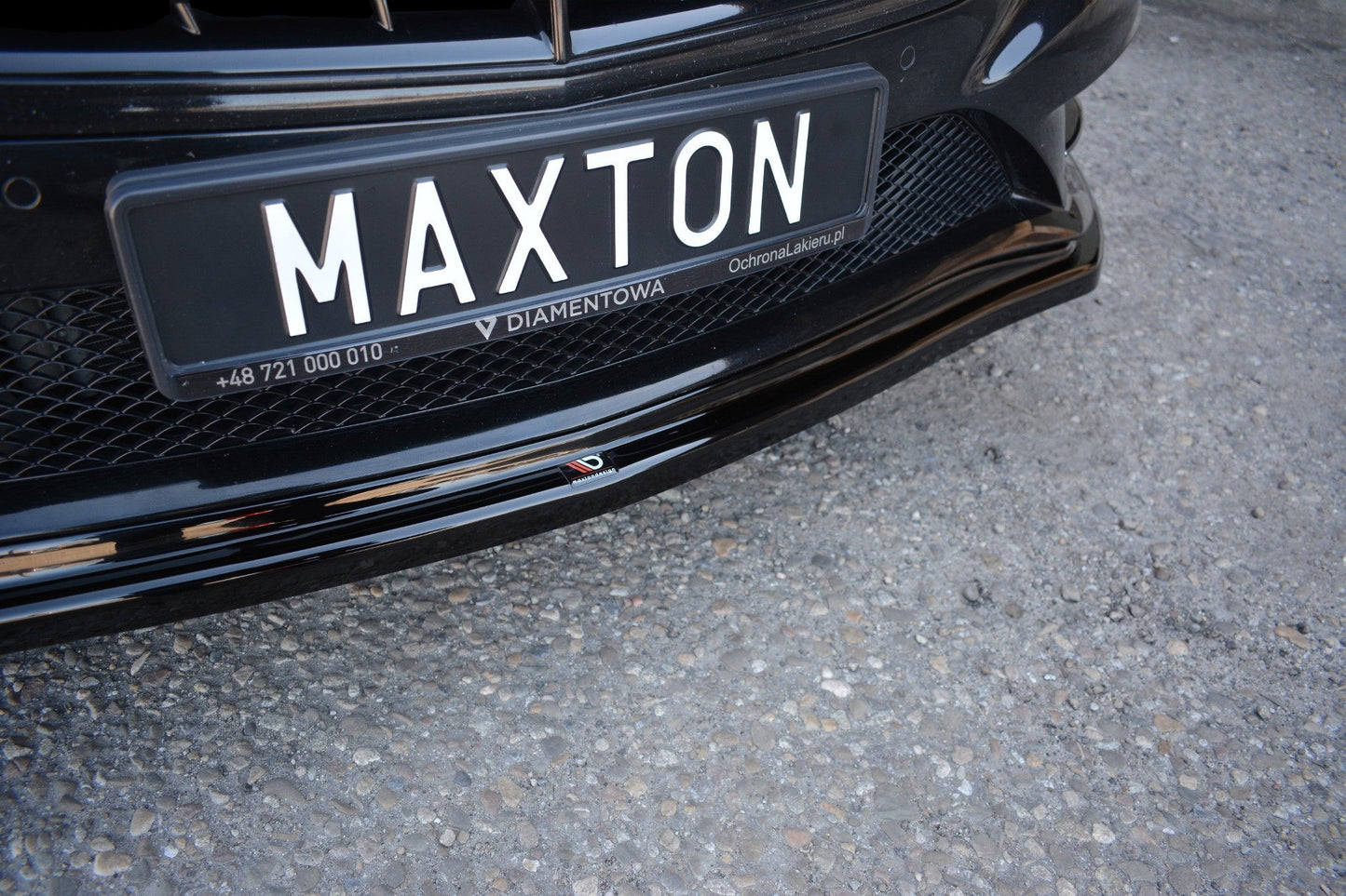 Front Ansatz V.1 für Mercedes S-KLASSE AMG-LINE W222 schwarz Hochglanz