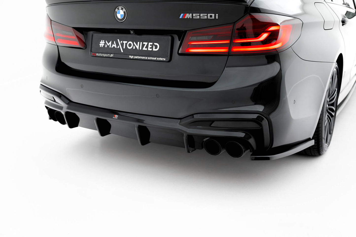 Diffusor Heck Ansatz für BMW M550i Limousine G30