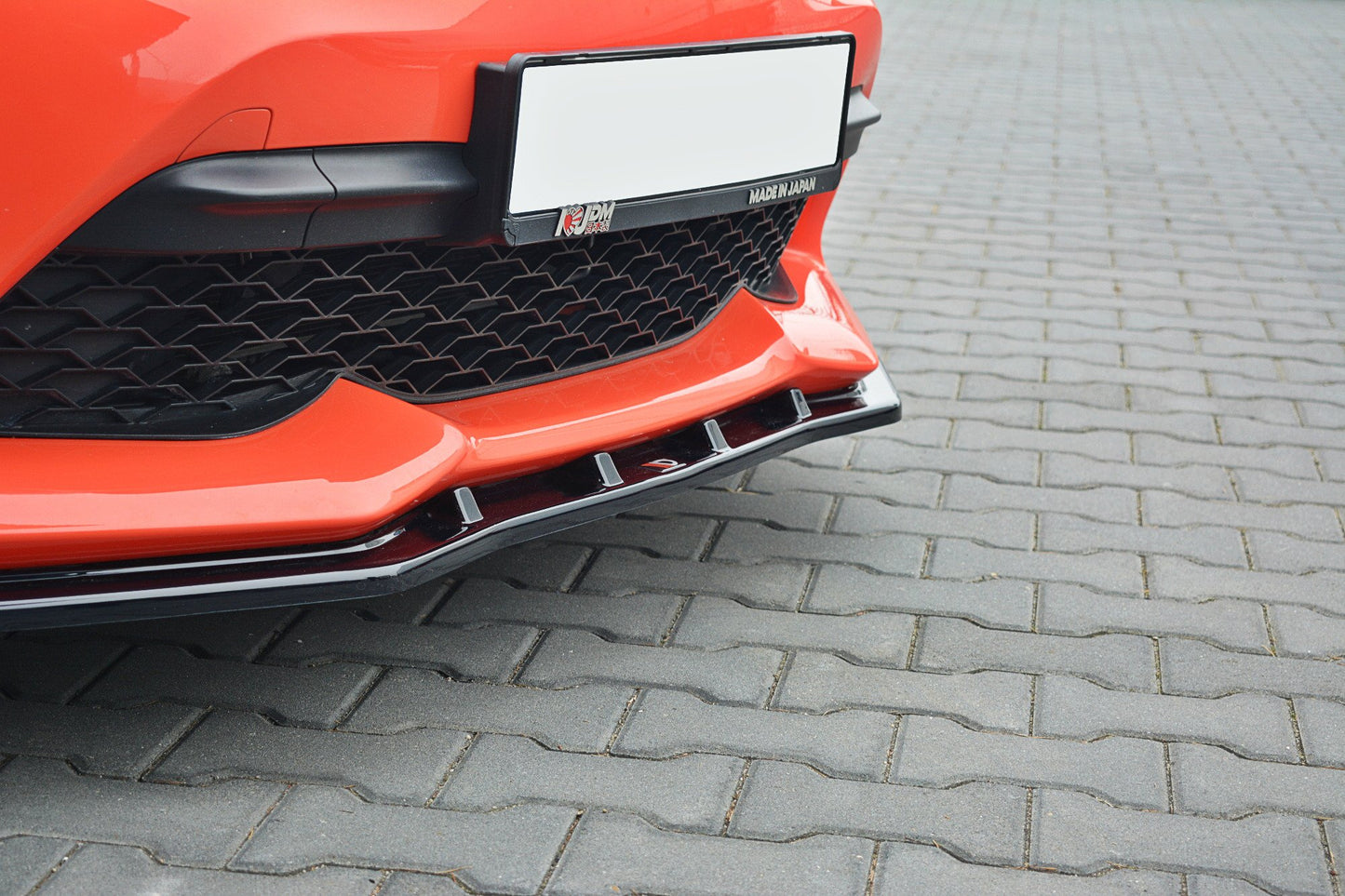 Front Ansatz V.3 für Toyota GT86 Facelift schwarz Hochglanz