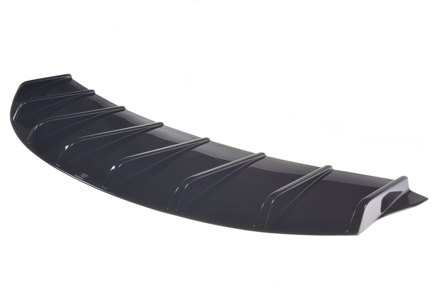 Diffusor Heck Ansatz für Tesla Model 3 schwarz Hochglanz