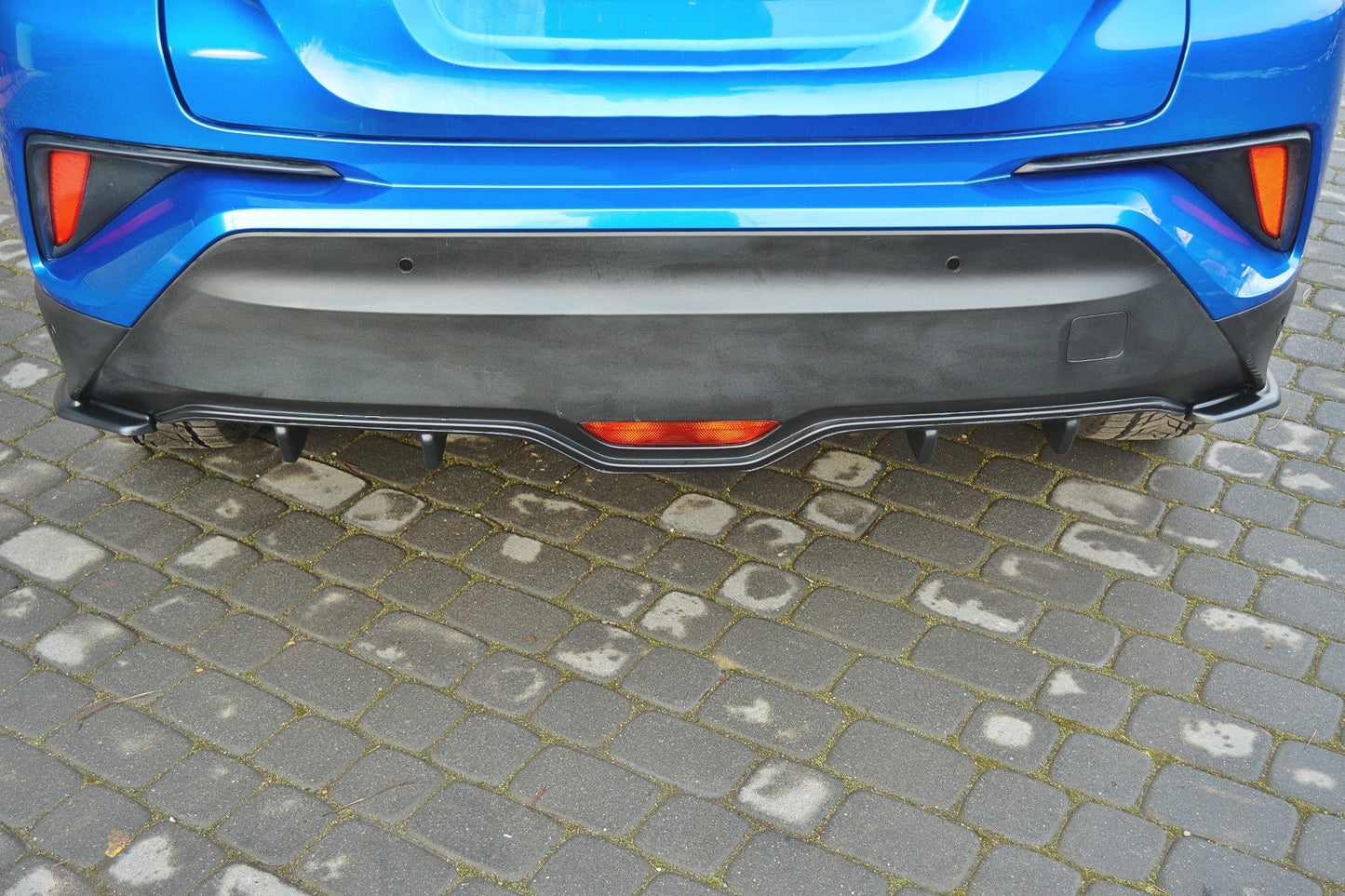 Diffusor Heck Ansatz für TOYOTA C-HR Carbon Look