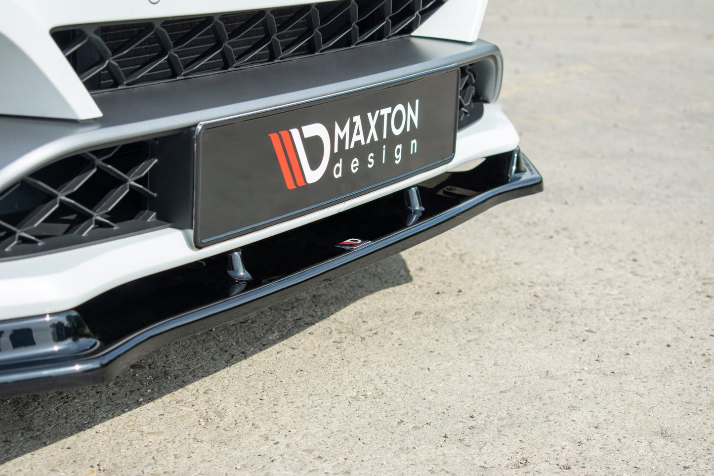 Front Ansatz V.1 für Renault Megane IV RS schwarz Hochglanz