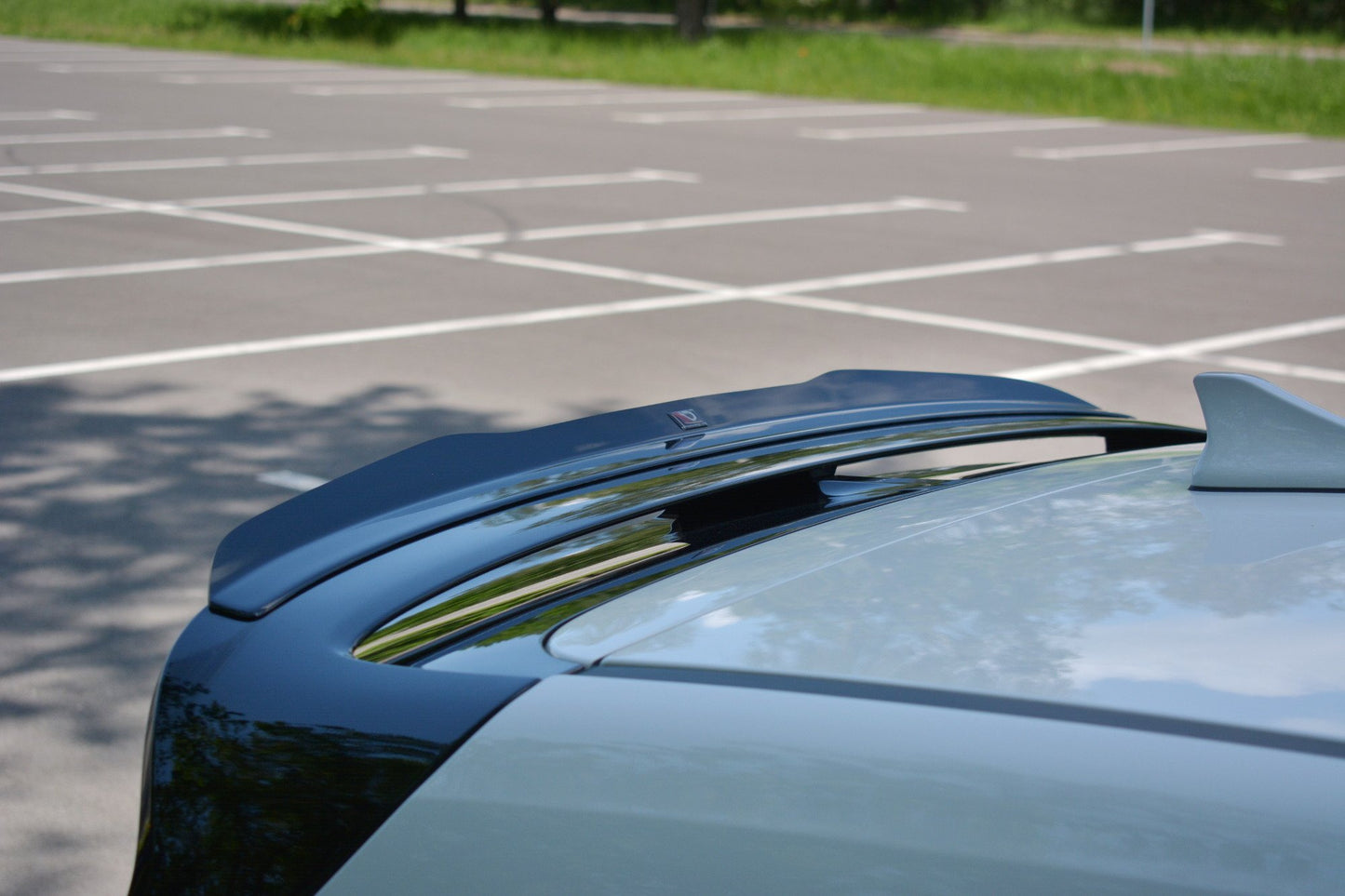 Spoiler CAP für Hyundai I30 N Mk3 Hatchback schwarz Hochglanz