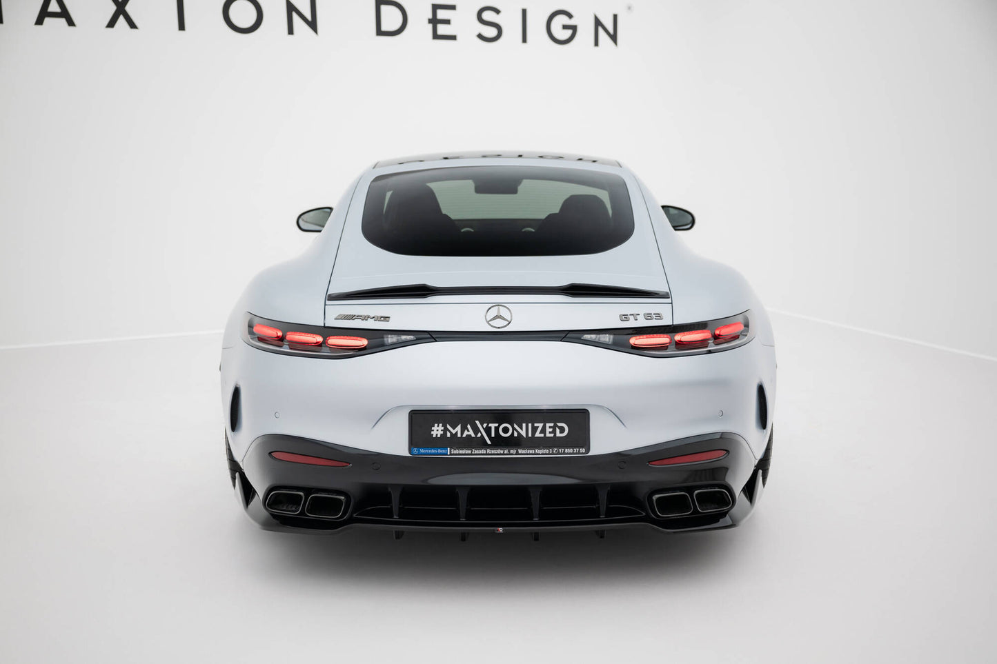 Spoiler CAP 3D für Mercedes-AMG GT 63 C192 schwarz Hochglanz