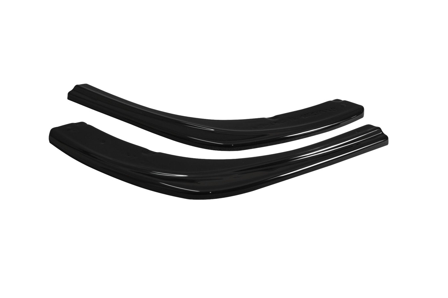 Heck Ansatz Flaps Diffusor für Ford Transit Custom Mk1 FL schwarz Hochglanz