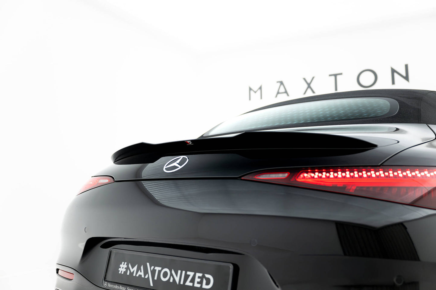 Spoiler CAP für Mercedes-AMG SL 63 R232 schwarz Hochglanz