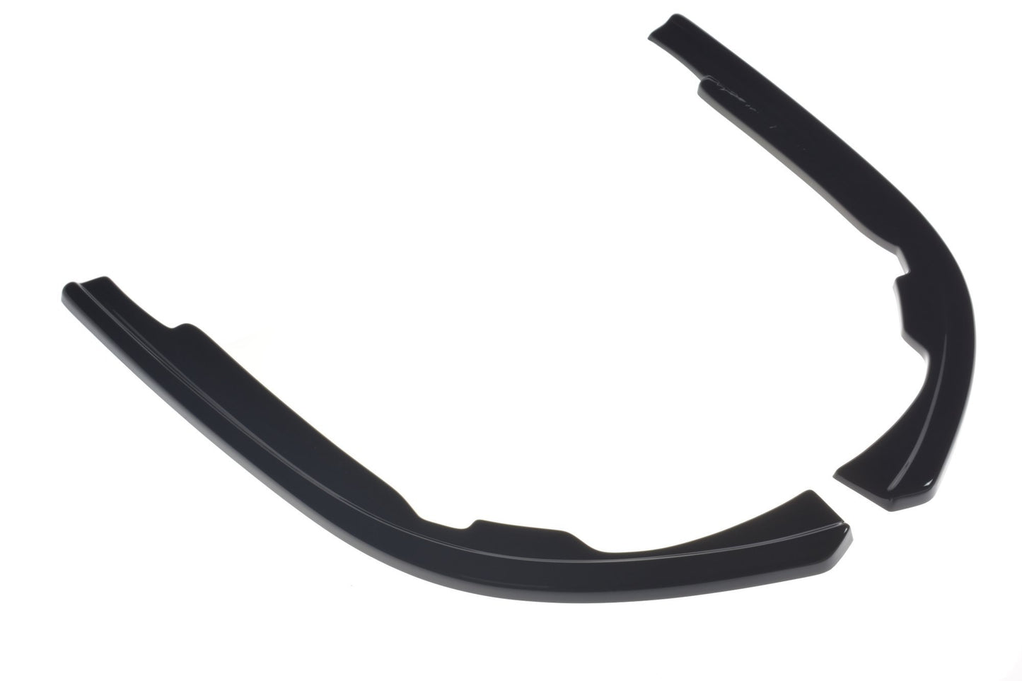 Heck Ansatz Flaps Diffusor für VW Passat R-Line B8 schwarz Hochglanz