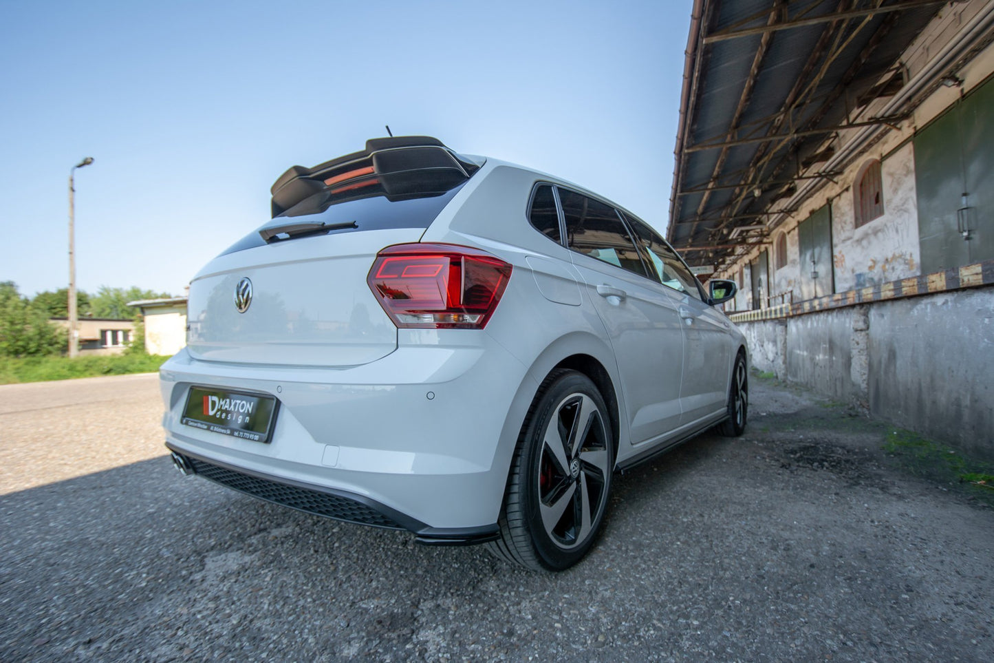 Heck Ansatz Flaps Diffusor für Volkswagen Polo GTI Mk6