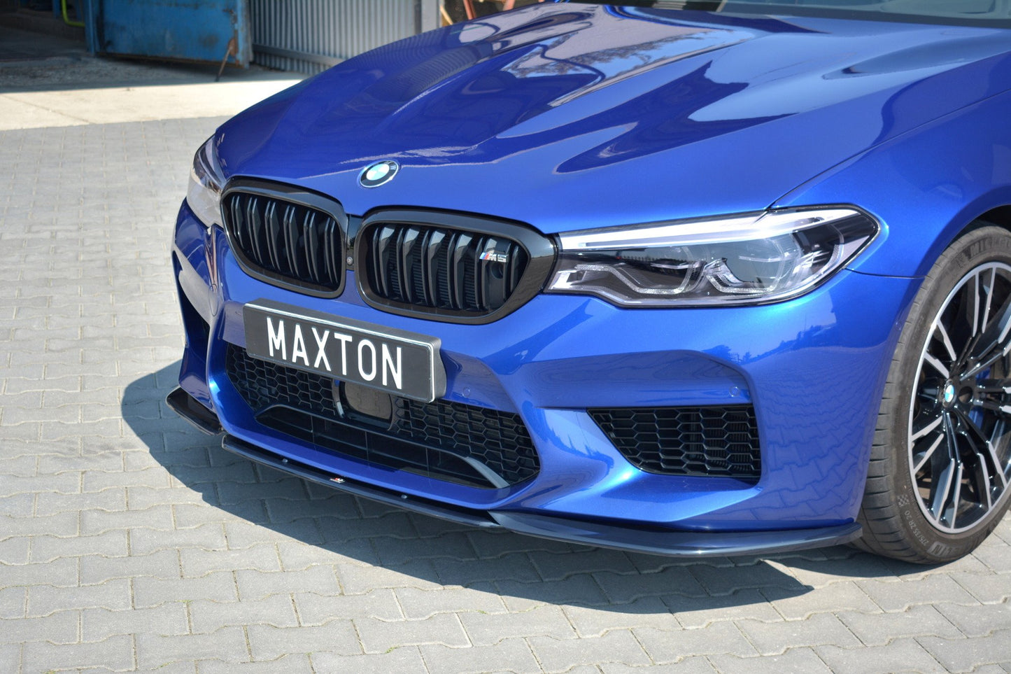 Front Ansatz V.2 für BMW M5 F90 schwarz Hochglanz