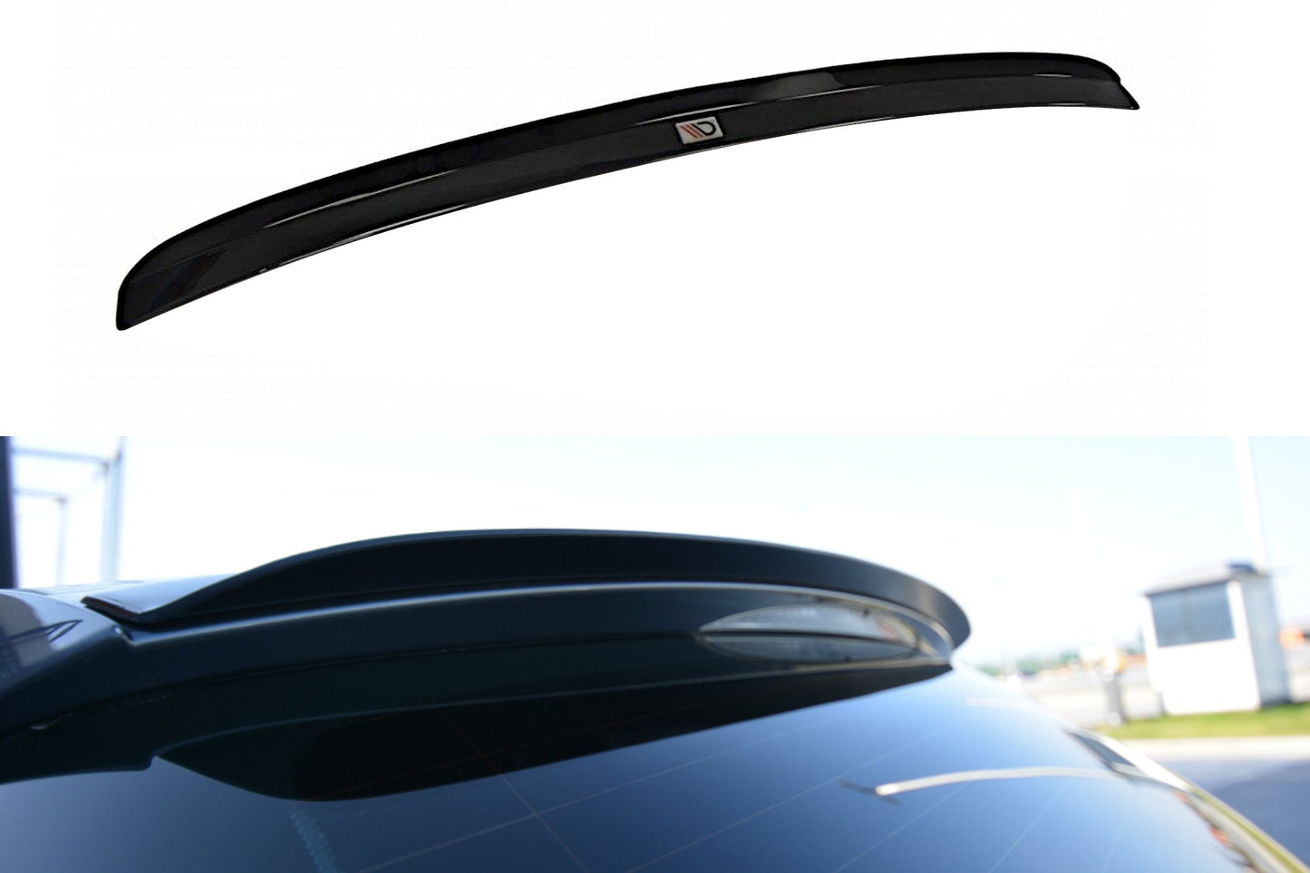 Spoiler CAP für BMW 5er E61 M Paket schwarz matt
