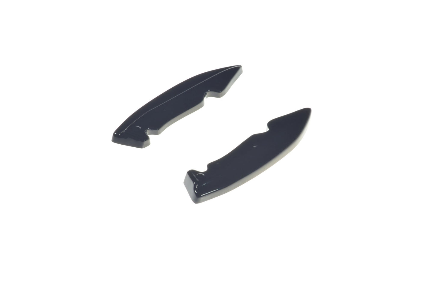 Heck Ansatz Flaps Diffusor für Tesla Model 3 schwarz Hochglanz