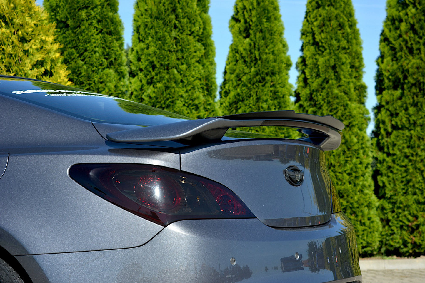 Spoiler CAP für HYUNDAI GENESIS COUPÉ MK.1 schwarz Hochglanz